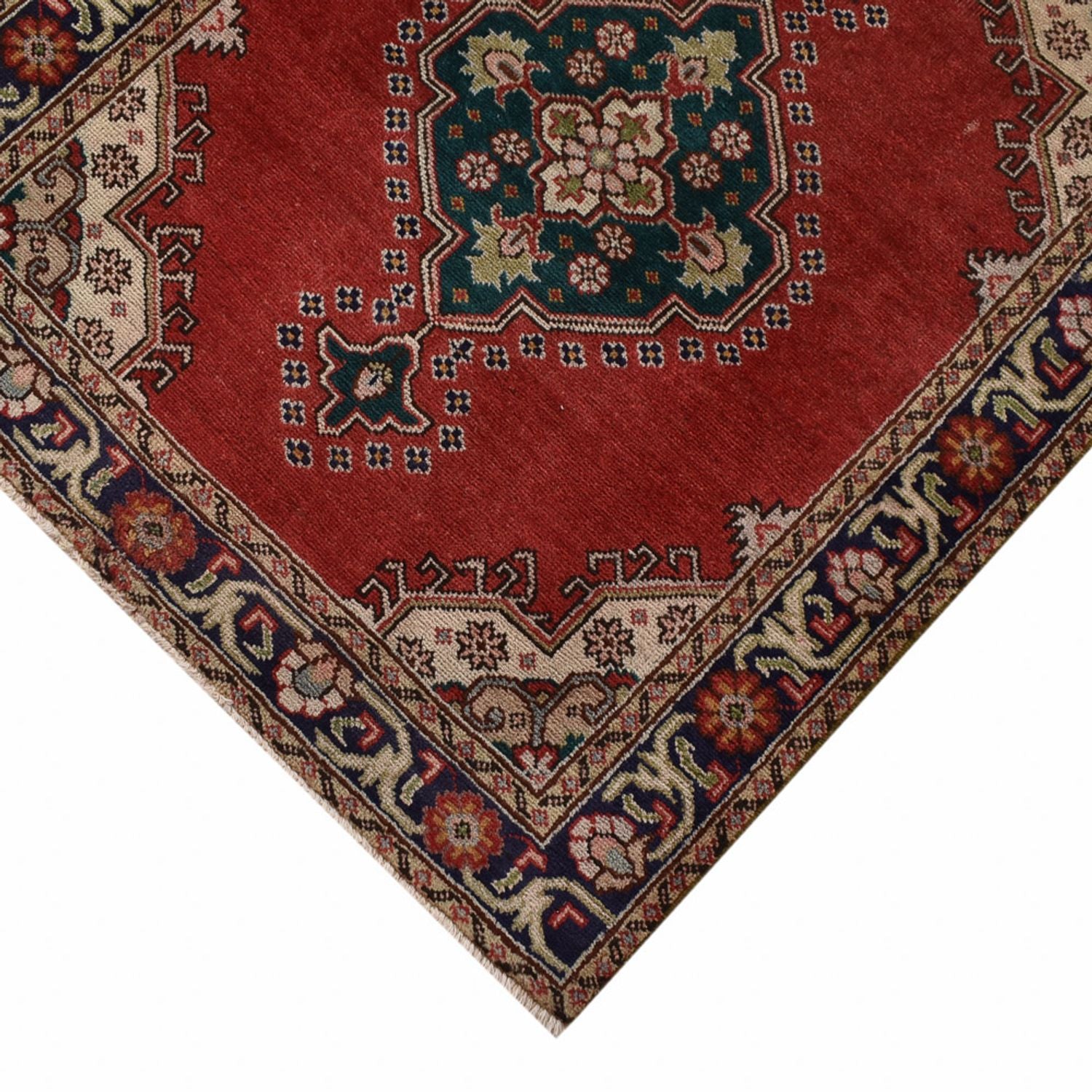 Løber Persisk tæppe - Tabriz - 340 x 96 cm - rød