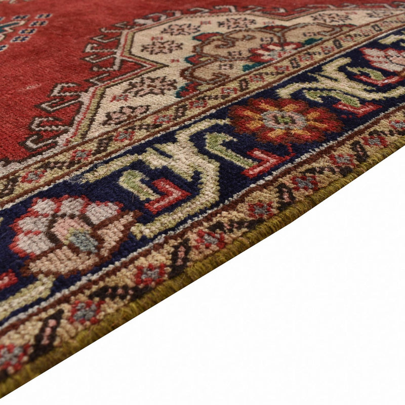 Løber Persisk tæppe - Tabriz - 340 x 96 cm - rød
