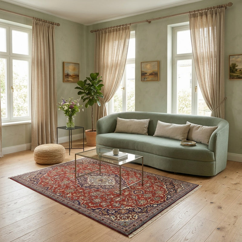 Kashan Tæppe 146x244cm - Persisk tæppe