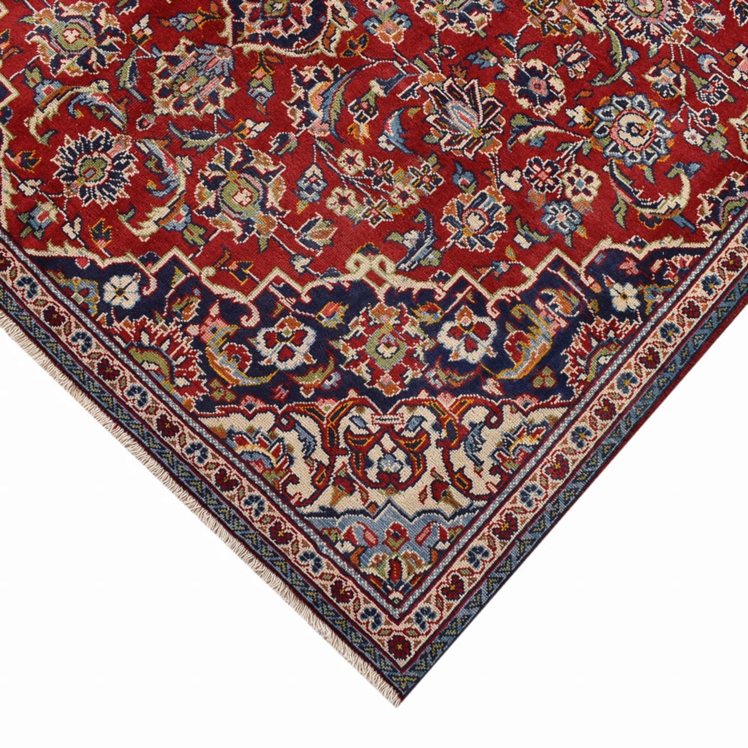 Persisk tæppe - Keshan - 244 x 146 cm - rød