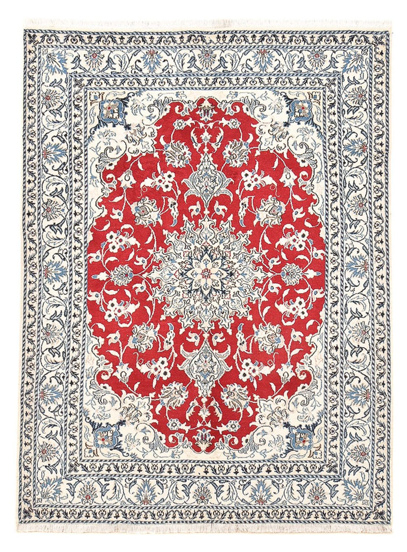 Persisk tæppe - Nain - 200 x 149 cm - rød