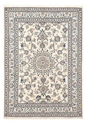 Persisk tæppe - Nain - 200 x 144 cm - lys beige