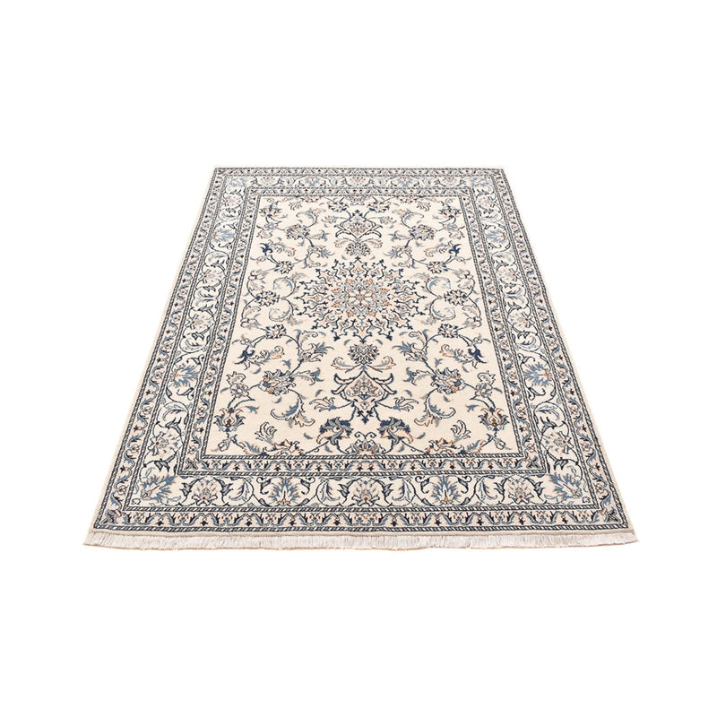 Persisk tæppe - Nain - 200 x 144 cm - lys beige