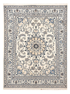 Persisk tæppe - Nain - 200 x 152 cm - lys beige