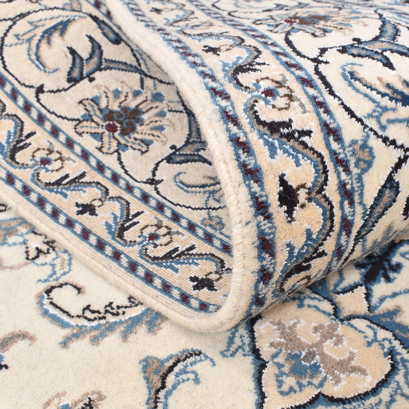 Persisk tæppe - Nain - 200 x 152 cm - lys beige