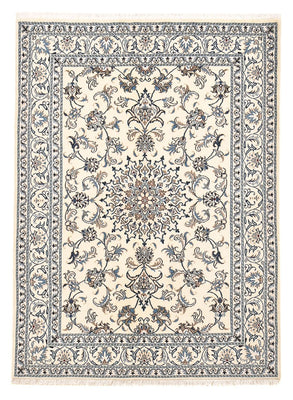 Persisk tæppe - Nain - 195 x 150 cm - lys beige