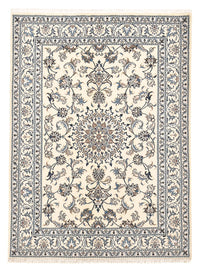 Persisk tæppe - Nain - 195 x 150 cm - lys beige