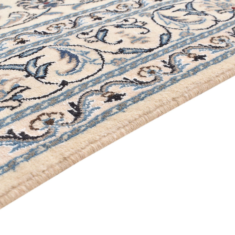 Persisk tæppe - Nain - 195 x 150 cm - lys beige