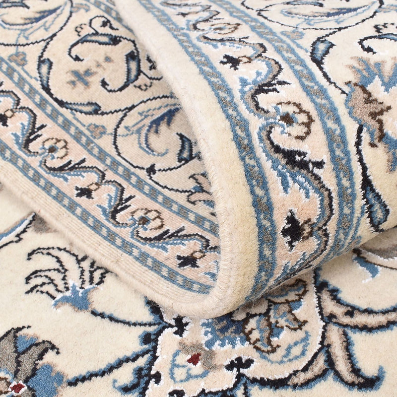 Persisk tæppe - Nain - 195 x 150 cm - lys beige