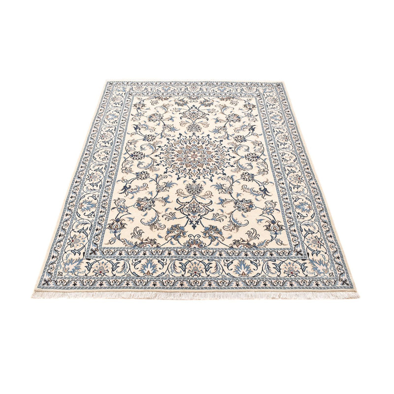 Persisk tæppe - Nain - 195 x 150 cm - lys beige
