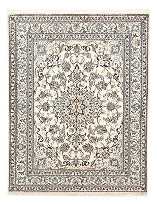 Persisk tæppe - Nain - 195 x 150 cm - lys beige