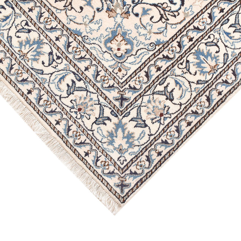 Persisk tæppe - Nain - 195 x 150 cm - lys beige