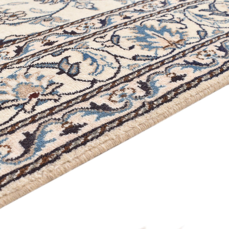 Persisk tæppe - Nain - 195 x 150 cm - lys beige