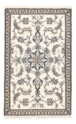 Persisk tæppe - Nain - 138 x 90 cm - lys beige