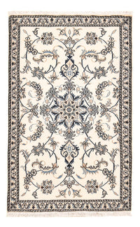 Persisk tæppe - Nain - 138 x 90 cm - lys beige