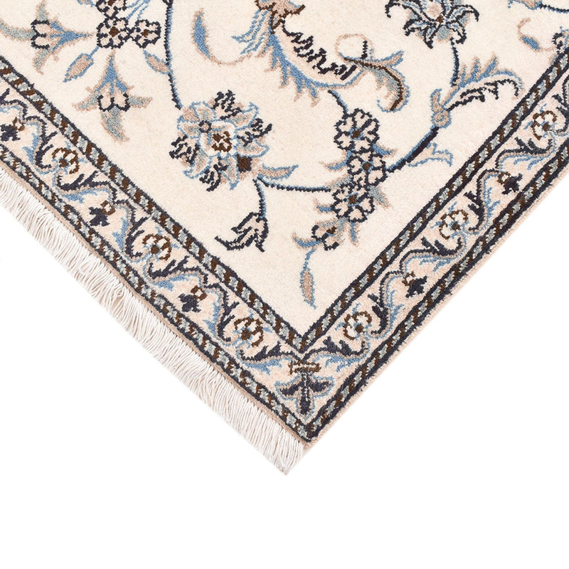 Persisk tæppe - Nain - 138 x 90 cm - lys beige