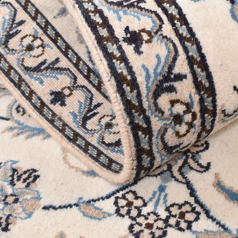 Persisk tæppe - Nain - 138 x 90 cm - lys beige