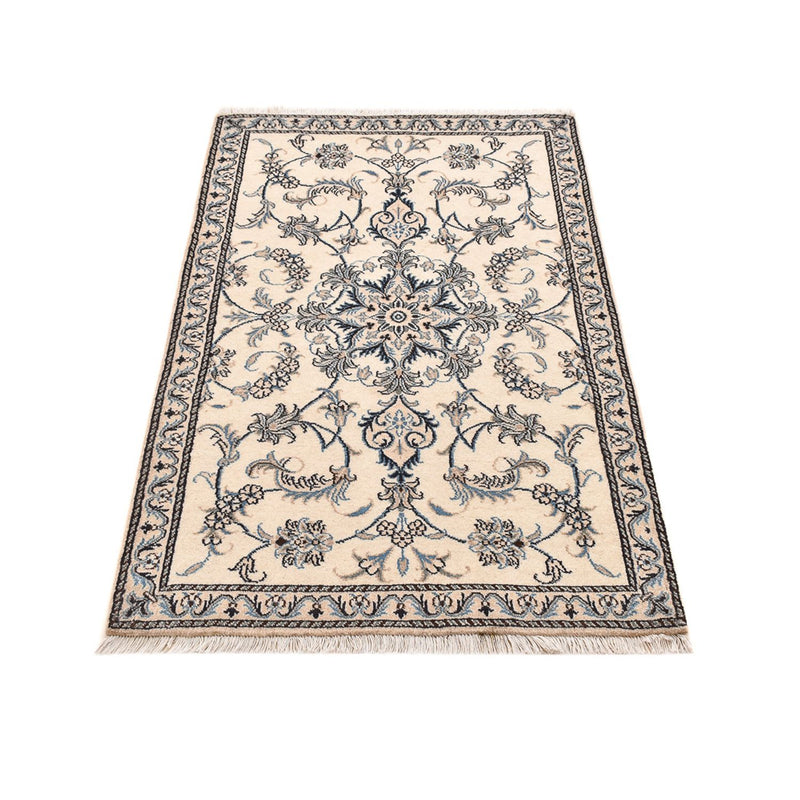 Persisk tæppe - Nain - 146 x 88 cm - lys beige