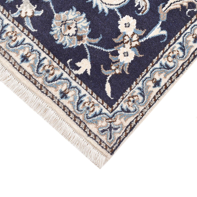 Persisk tæppe - Nain - 140 x 87 cm - mørk beige