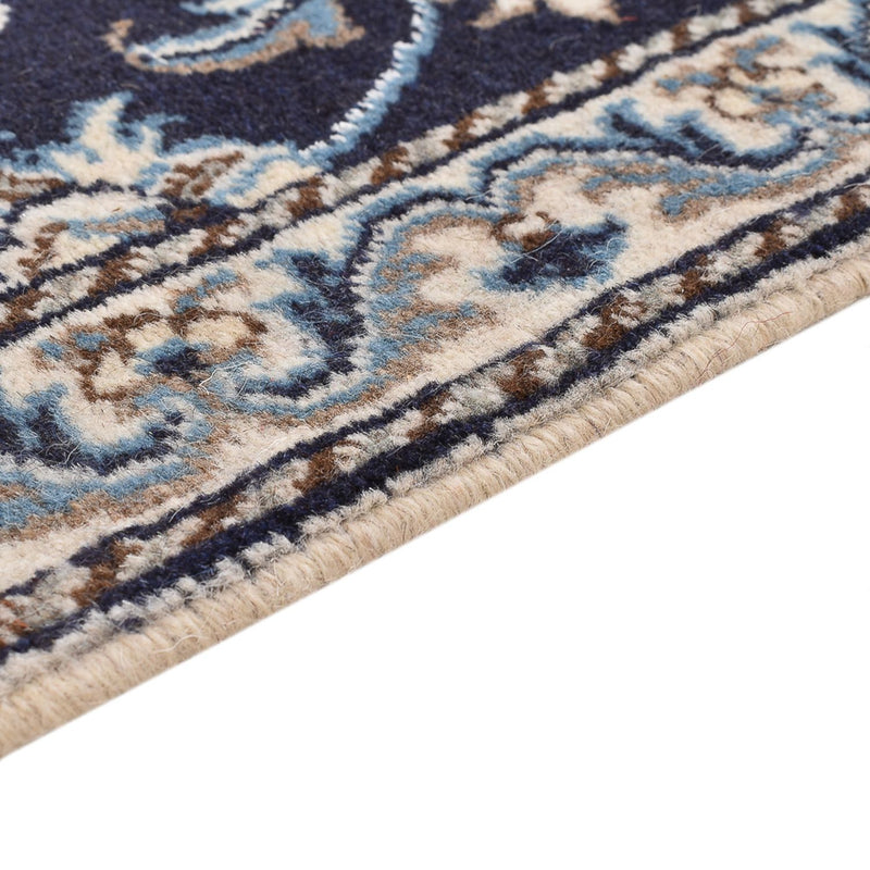 Persisk tæppe - Nain - 140 x 87 cm - mørk beige