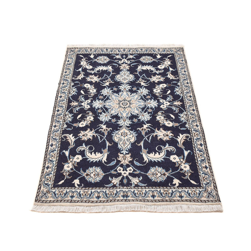 Persisk tæppe - Nain - 140 x 87 cm - mørk beige