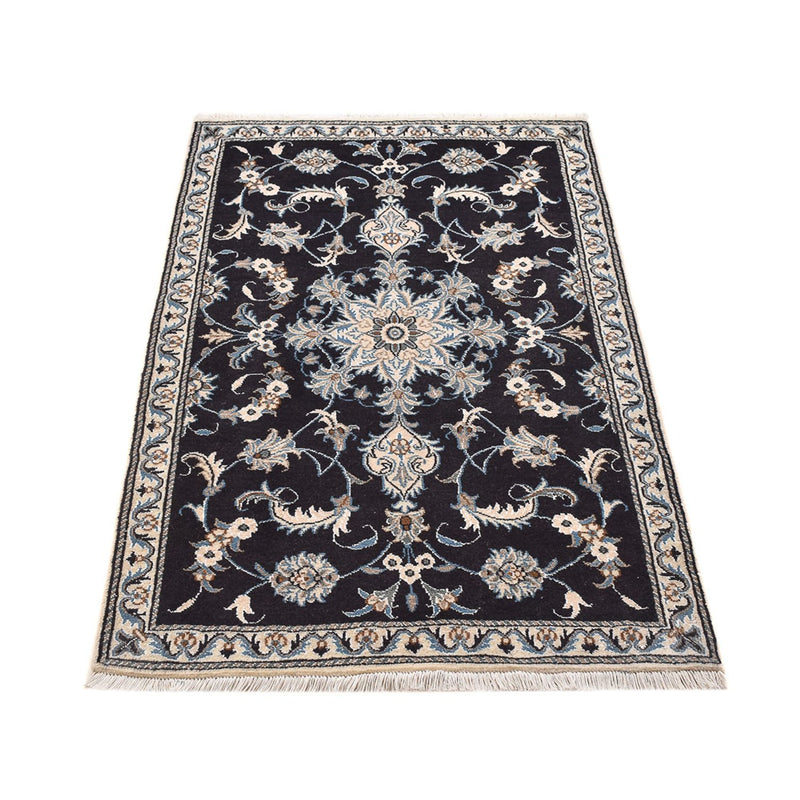 Persisk tæppe - Nain - 145 x 87 cm - mørk beige