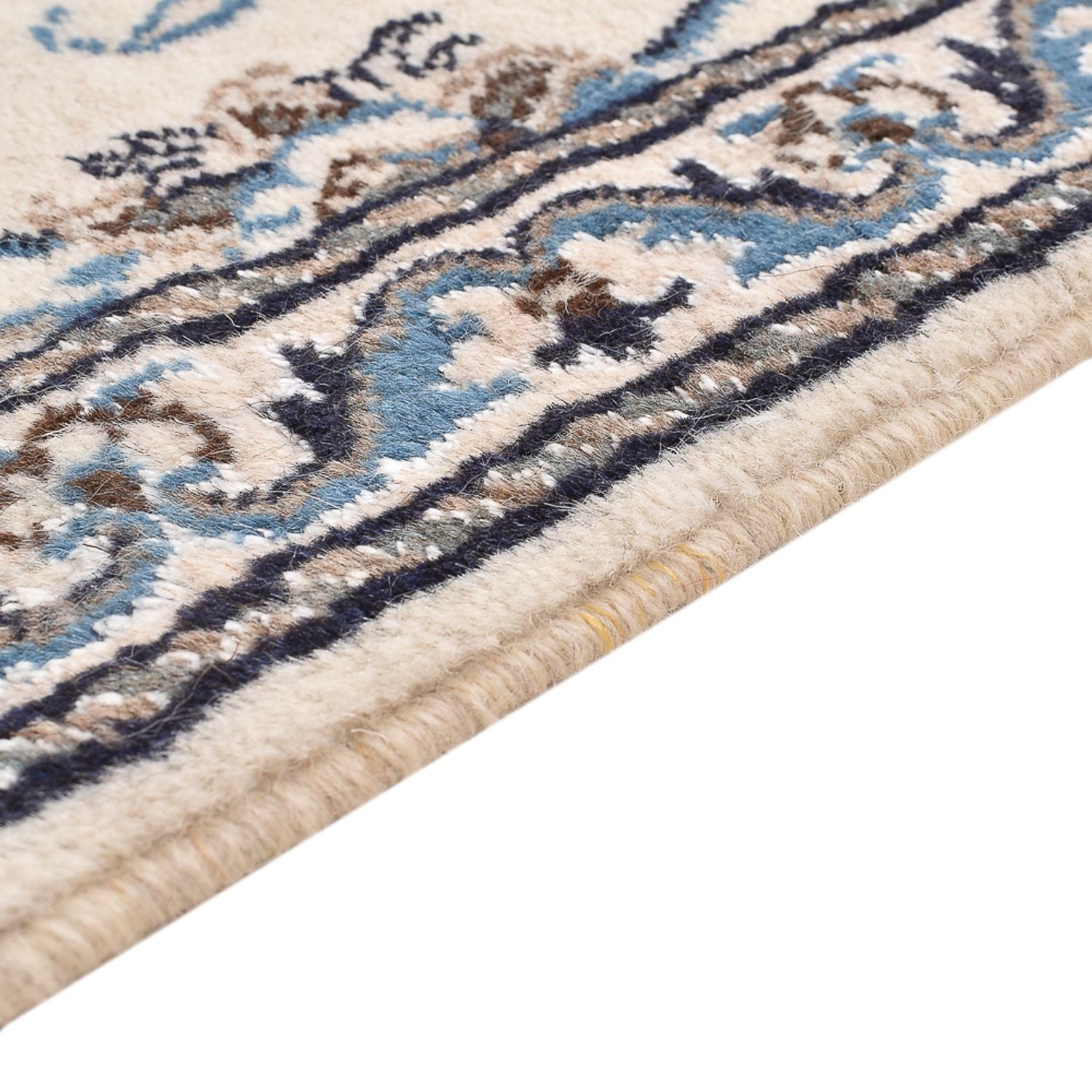 Persisk tæppe - Nain - 148 x 84 cm - lys beige