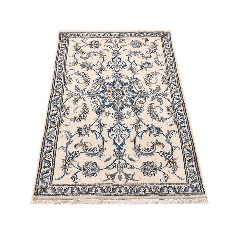 Persisk tæppe - Nain - 148 x 84 cm - lys beige