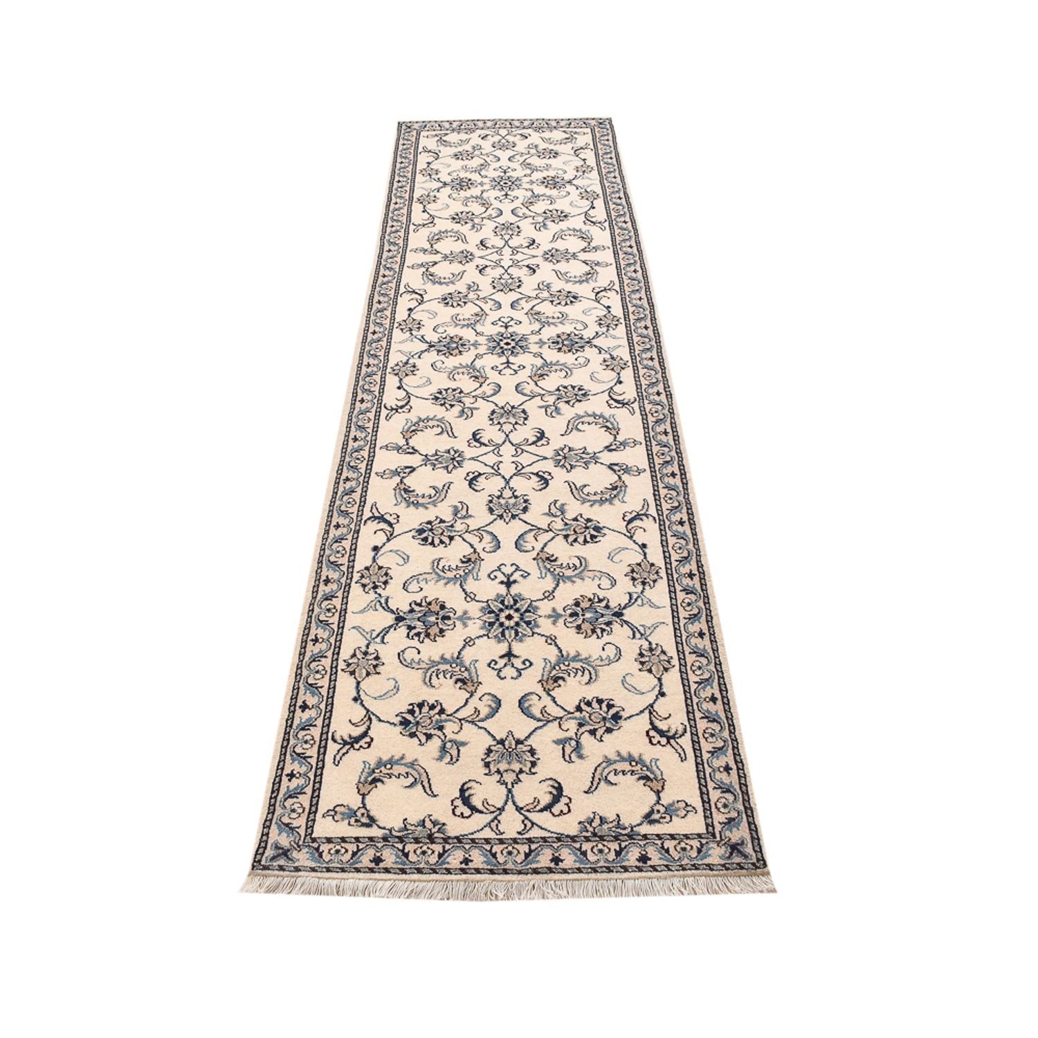 Løber Persisk tæppe - Nain - 289 x 78 cm - beige