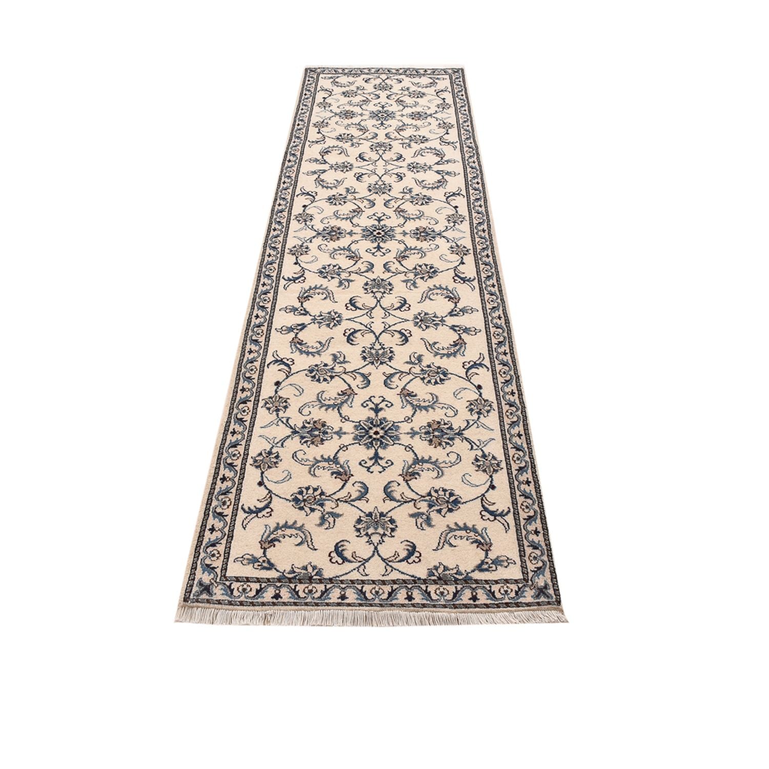 Løber Persisk tæppe - Nain - 287 x 80 cm - beige
