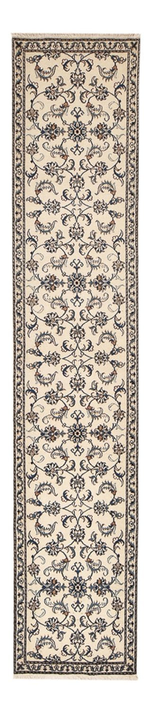 Løber Persisk tæppe - Nain - 377 x 79 cm - beige