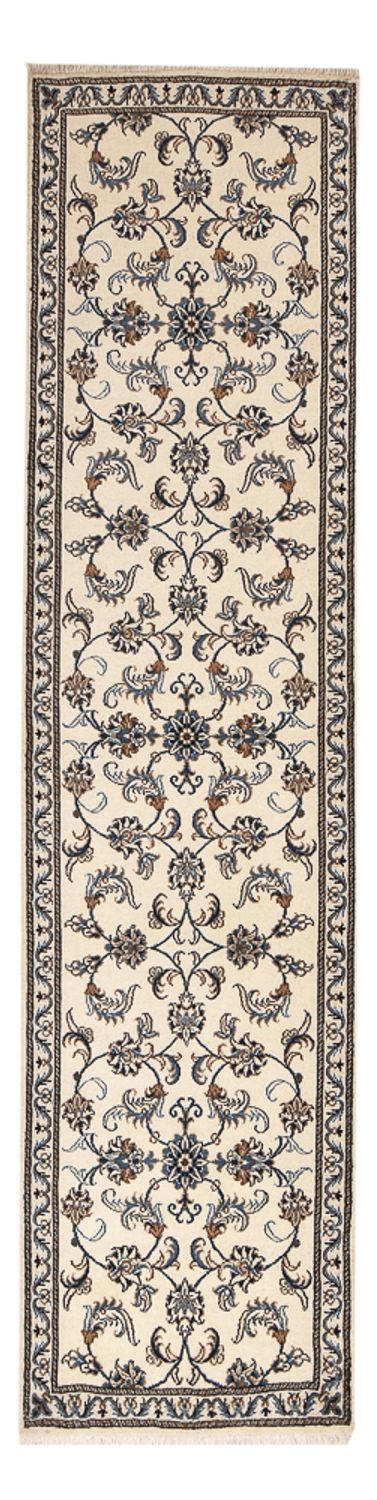 Løber Persisk tæppe - Nain - 310 x 77 cm - beige