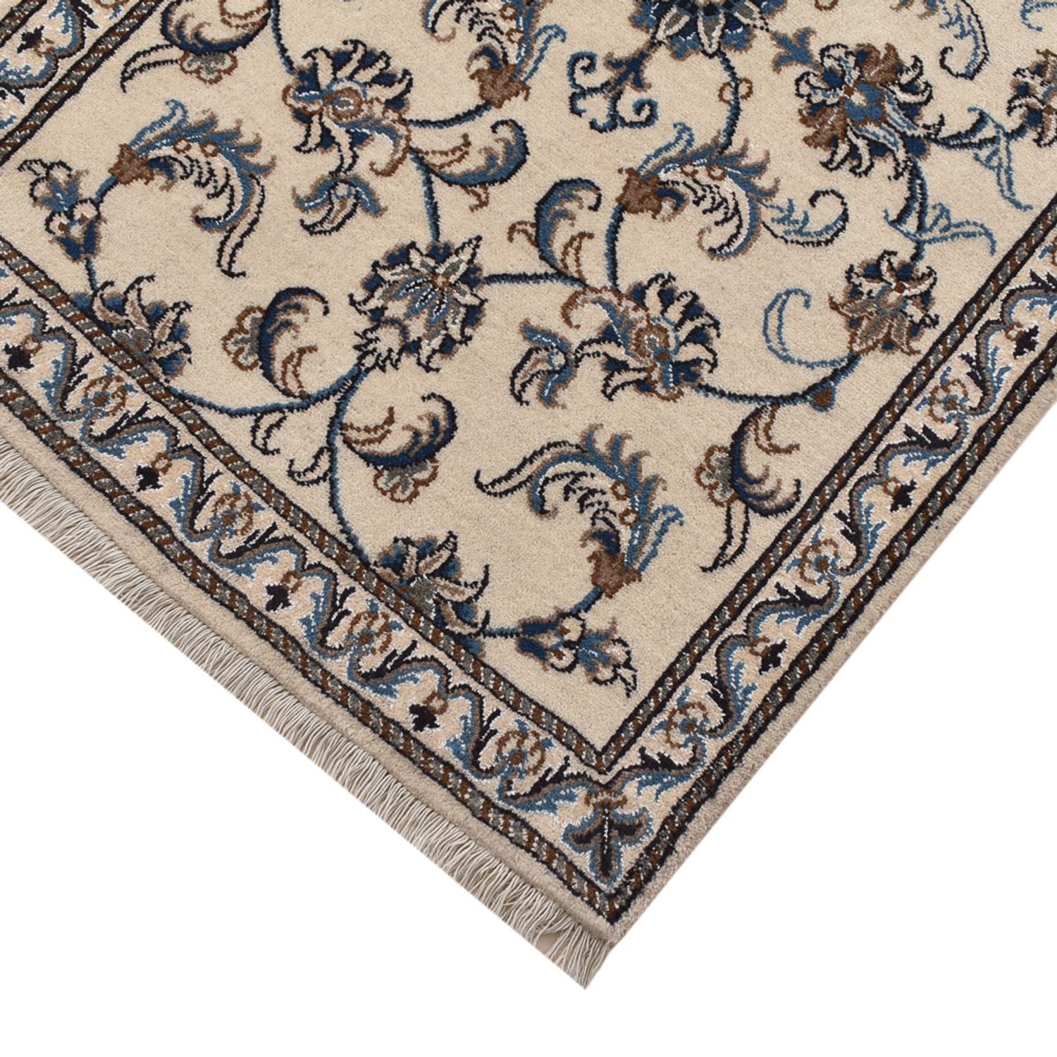 Løber Persisk tæppe - Nain - 310 x 77 cm - beige