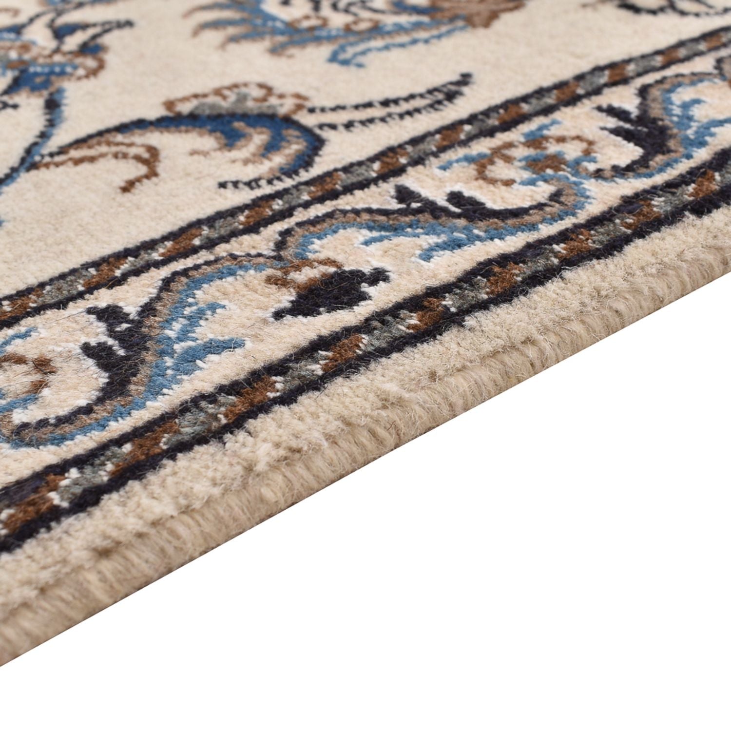 Løber Persisk tæppe - Nain - 310 x 77 cm - beige