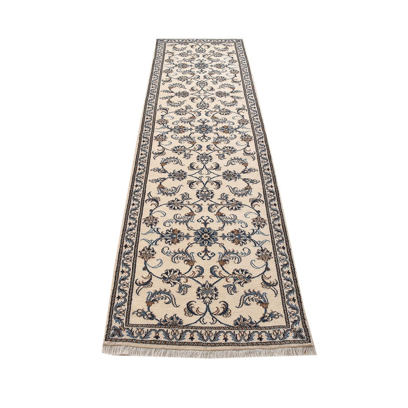 Løber Persisk tæppe - Nain - 310 x 77 cm - beige
