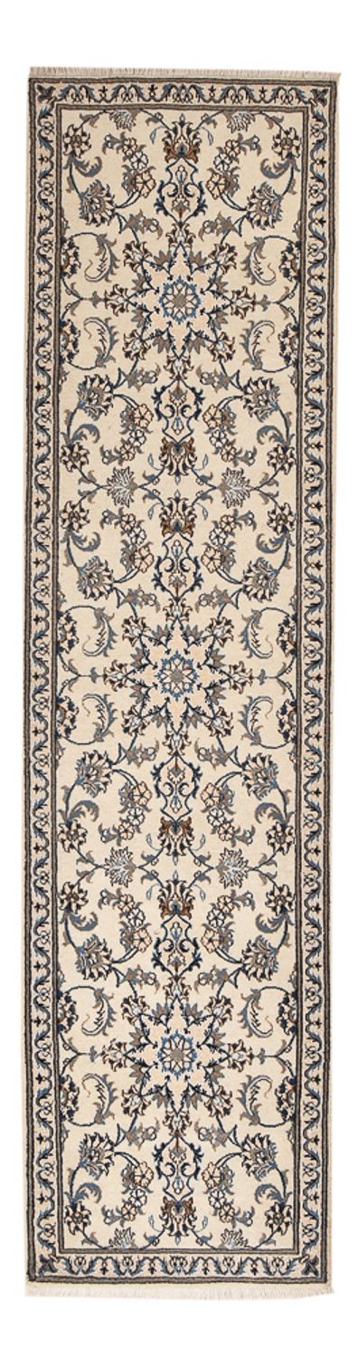 Løber Persisk tæppe - Nain - 292 x 75 cm - beige