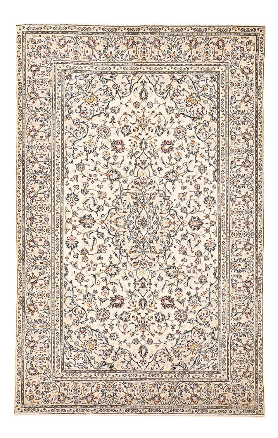 Persisk tæppe - Keshan - 293 x 192 cm - beige
