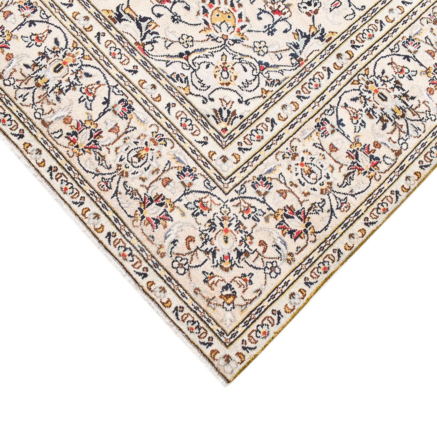 Persisk tæppe - Keshan - 293 x 192 cm - beige