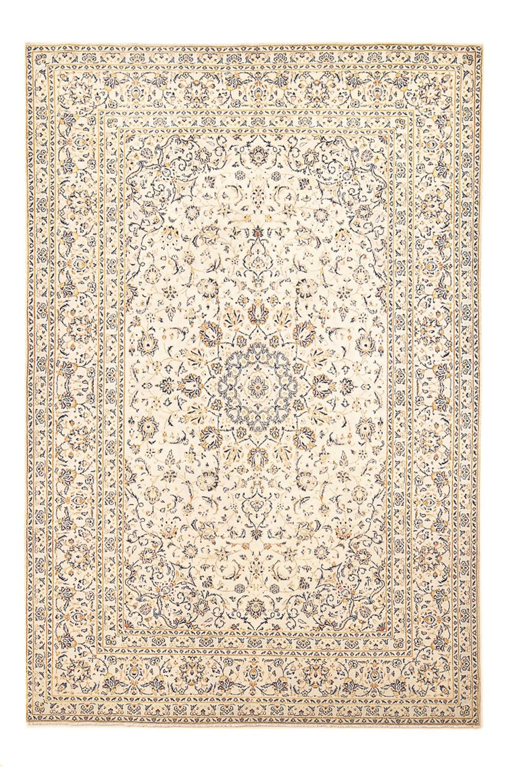 Persisk tæppe - Keshan - 298 x 202 cm - beige