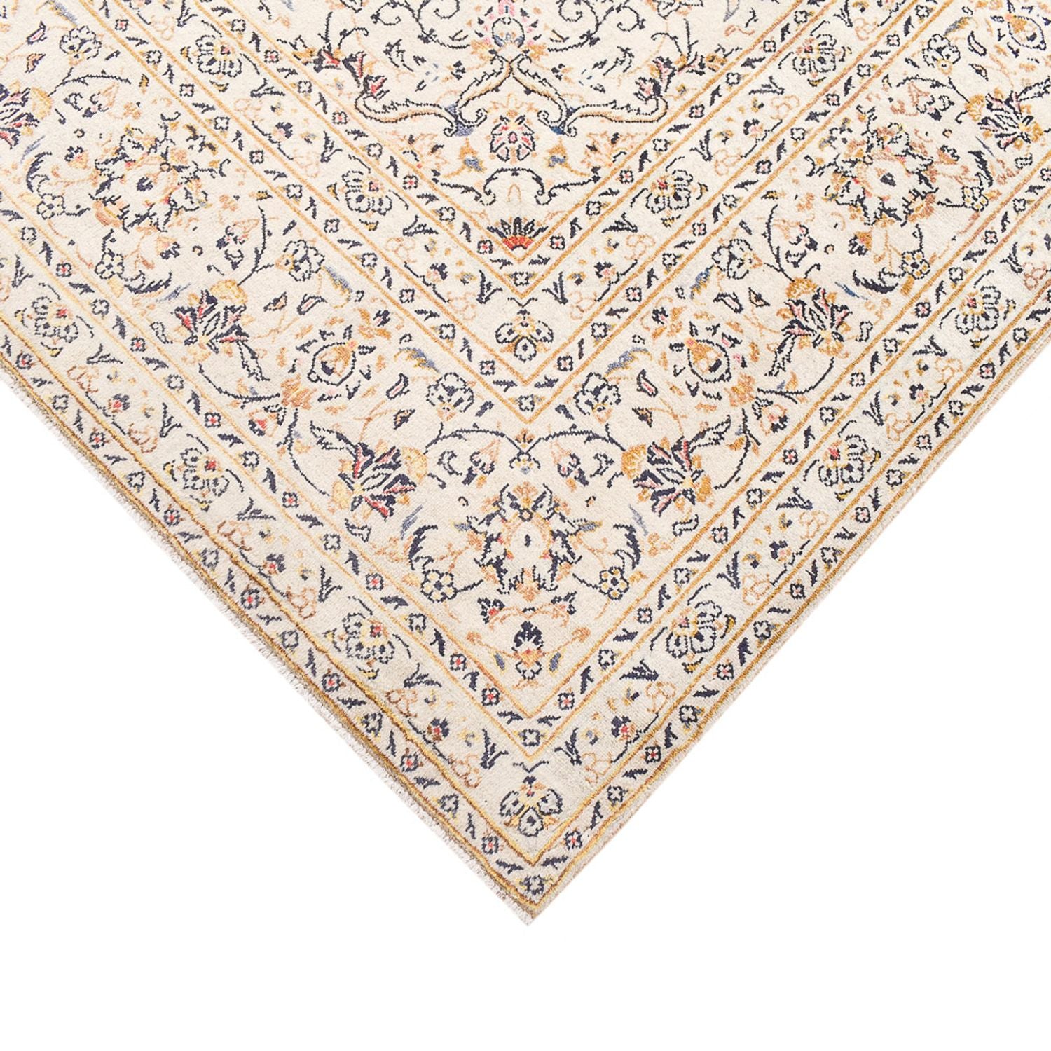 Persisk tæppe - Keshan - 298 x 202 cm - beige