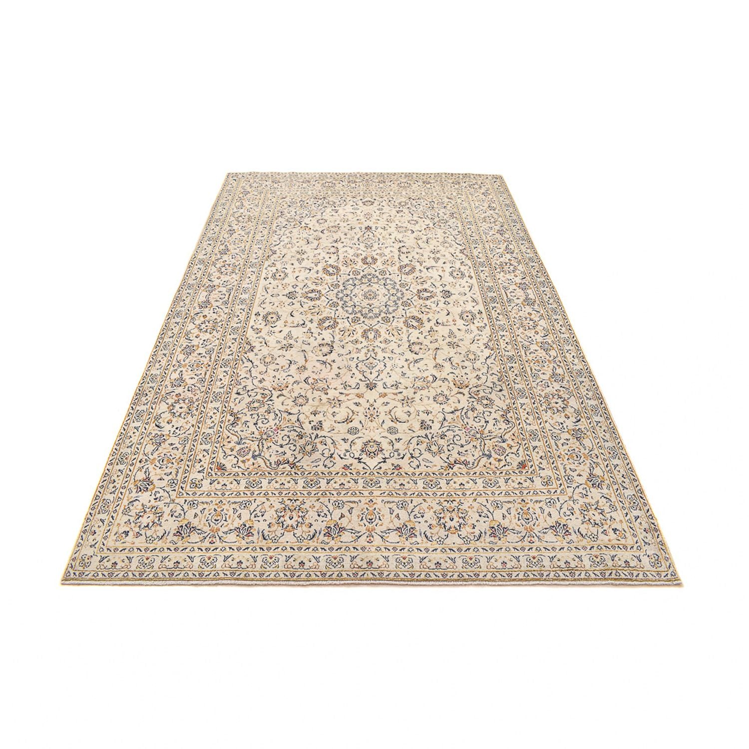 Persisk tæppe - Keshan - 298 x 202 cm - beige