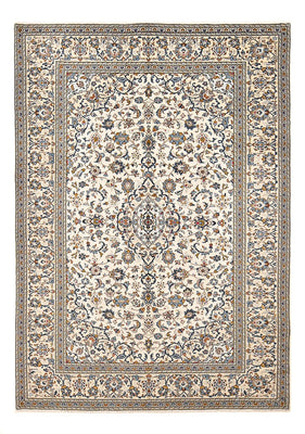 Persisk tæppe - Keshan - 299 x 203 cm - mørk beige