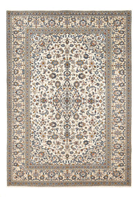 Persisk tæppe - Keshan - 299 x 203 cm - mørk beige