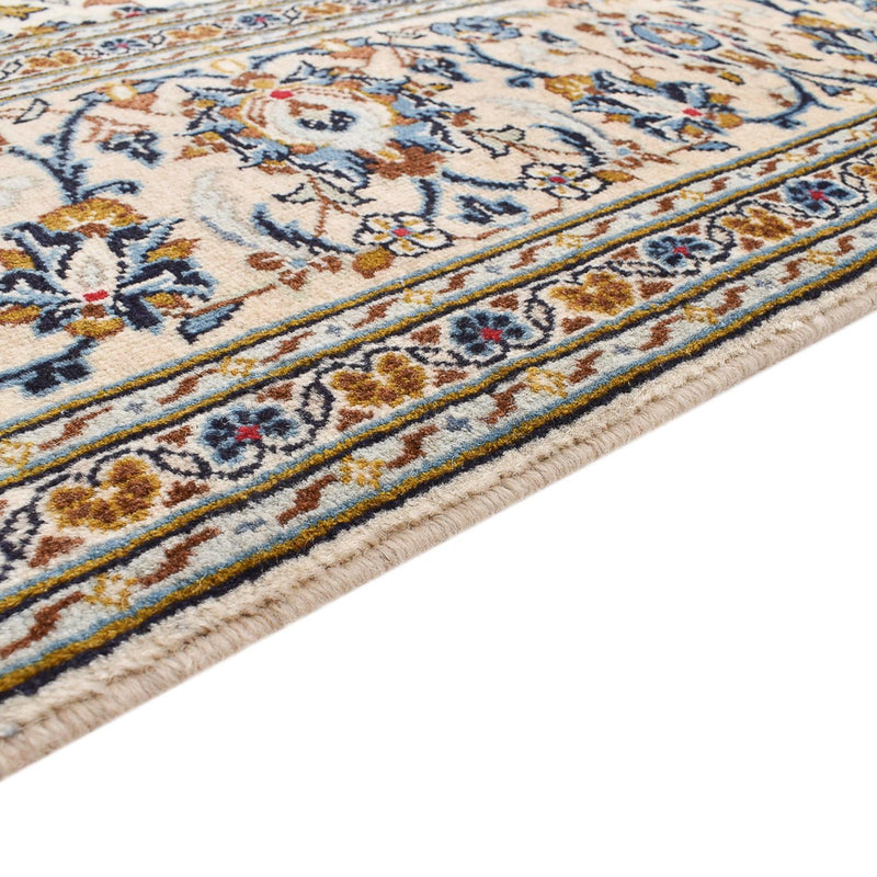 Persisk tæppe - Keshan - 299 x 203 cm - mørk beige