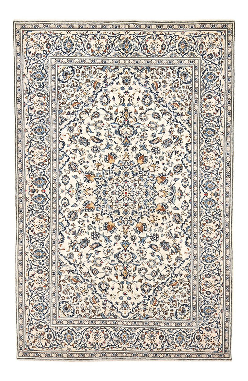 Persisk tæppe - Keshan - 300 x 195 cm - mørk beige