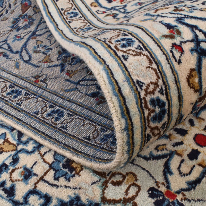 Persisk tæppe - Keshan - 300 x 195 cm - mørk beige