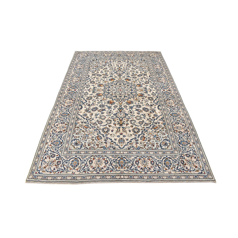 Persisk tæppe - Keshan - 300 x 195 cm - mørk beige