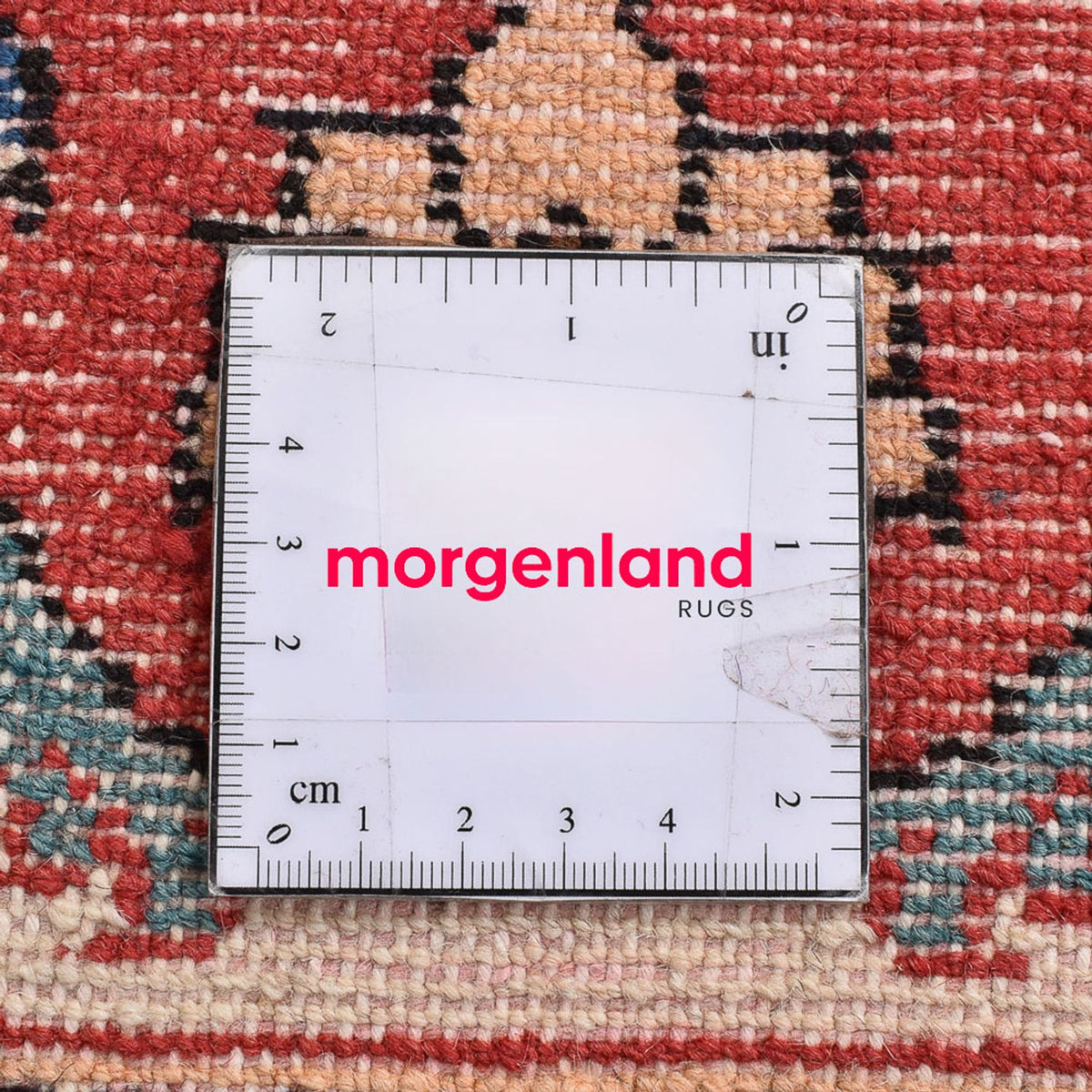 Persisk tæppe - Nomadisk - 127 x 70 cm - lysrød