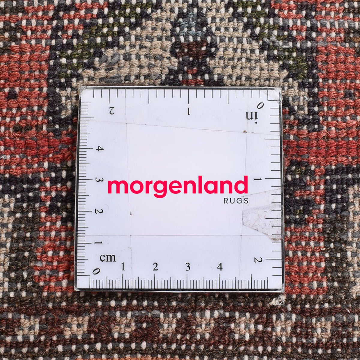 Persisk tæppe - Nomadisk - 124 x 72 cm - lysrød