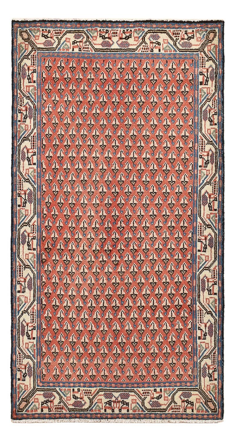 Persisk tæppe - Mir - 123 x 62 cm - lysrød